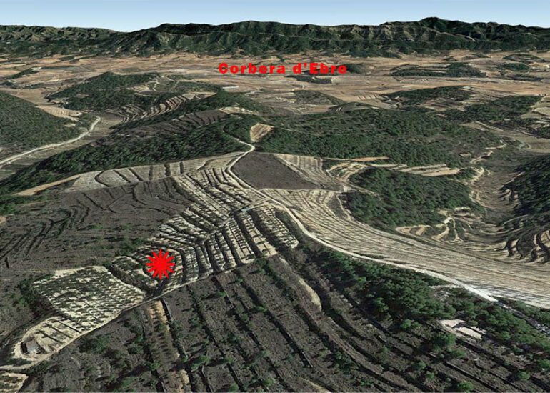 ¡Una finca de olivos con masia en tres edificaciones! En Corbera d’Ebre. La Terra Alta. Tarragona