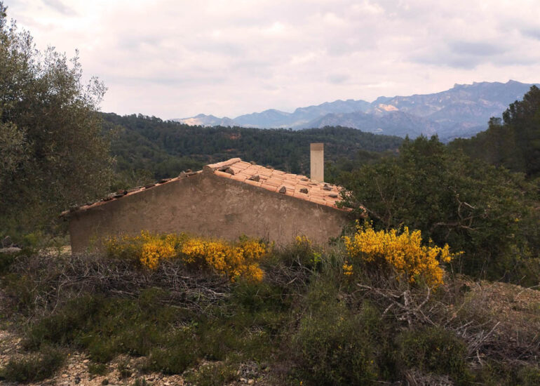Benifallet la caseta encantada, casa rustica amb vistas al massís de Cardó